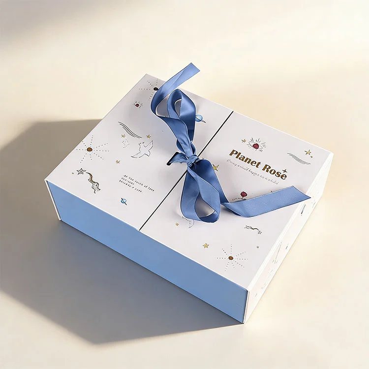 Összecsukható, duplán nyitható csomagolódoboz